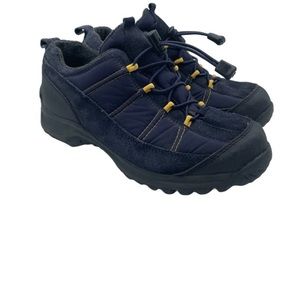 Lands End Waterproof Athletic Sneaker Boots Hiking Blue Womens Size 7.5